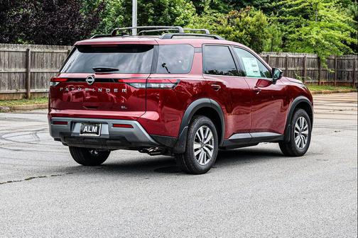 Scarlet Ember Tintcoat 2026 Nissan Pathfinder SL