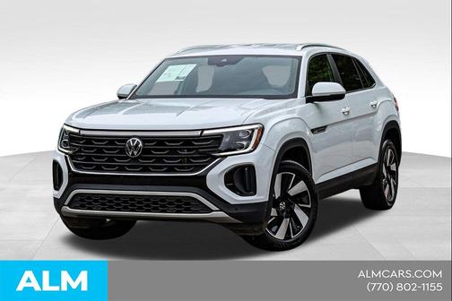 White 2024 Volkswagen Atlas Cross Sport 2.0T SE w/Technology