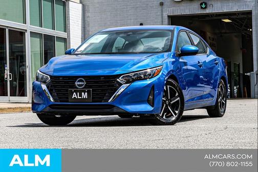 Electric Blue Metallic 2024 Nissan Sentra SV