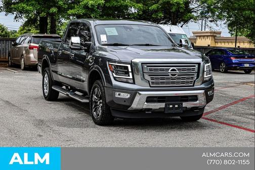Gun Metallic 2021 Nissan Titan XD Platinum Reserve