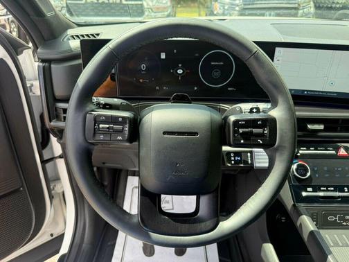 Serenity White 2025 Hyundai SANTA FE Calligraphy