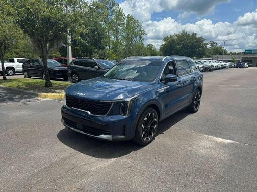 Midnight Lake Blue 2024 Kia Sorento SX