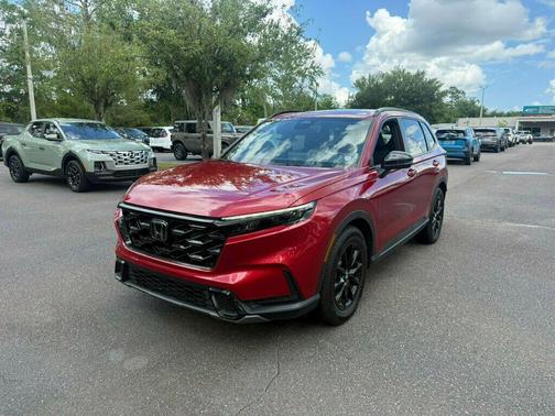 Radiant Red Metallic 2026 Honda CR-V Hybrid Sport-L FWD