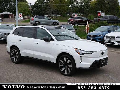 Crystal White 2025 Volvo EX90 Plus