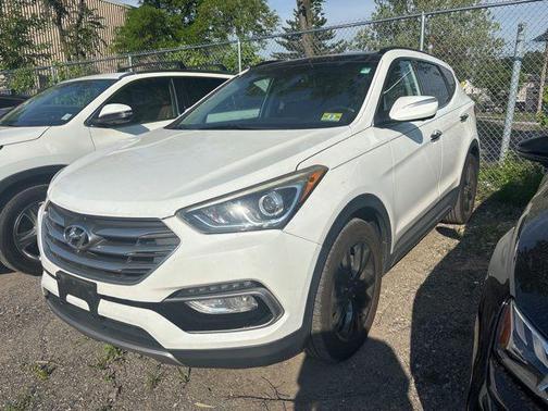 Frost White Pearl 2017 Hyundai Santa Fe Sport 2.0L Turbo Ultimate
