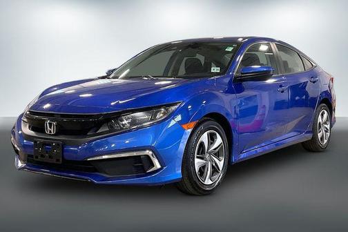 Aegean Blue Metallic 2020 Honda Civic LX