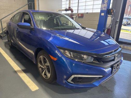 Aegean Blue Metallic 2020 Honda Civic LX