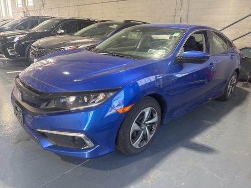 Aegean Blue Metallic 2020 Honda Civic LX