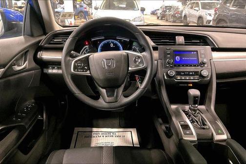 Aegean Blue Metallic 2020 Honda Civic LX