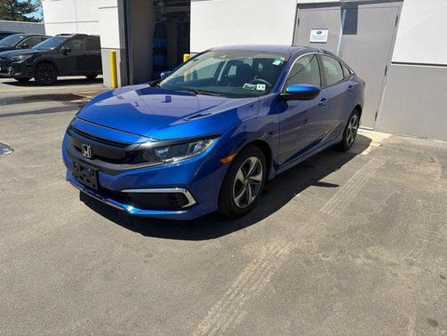 Aegean Blue Metallic 2020 Honda Civic LX