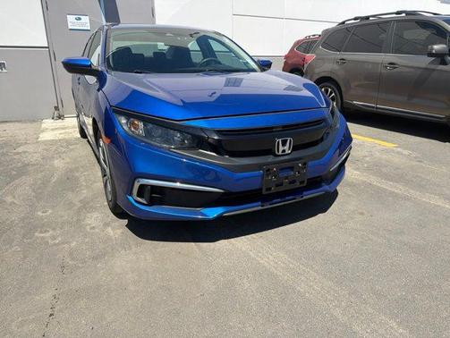 Aegean Blue Metallic 2020 Honda Civic LX