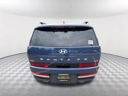 Atlantic Blue 2025 Hyundai SANTA FE HEV Limited