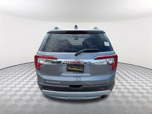 Satin Steel Metallic 2021 GMC Acadia SLE