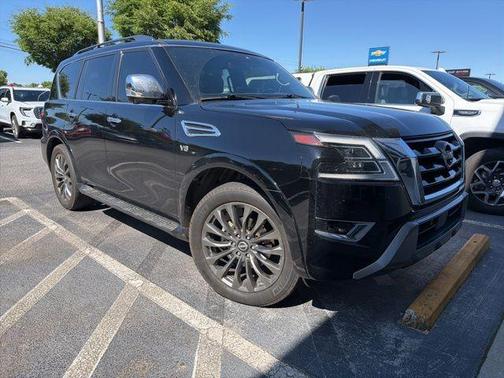 Black 2021 Nissan Armada Platinum