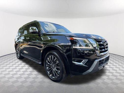 Black 2021 Nissan Armada Platinum