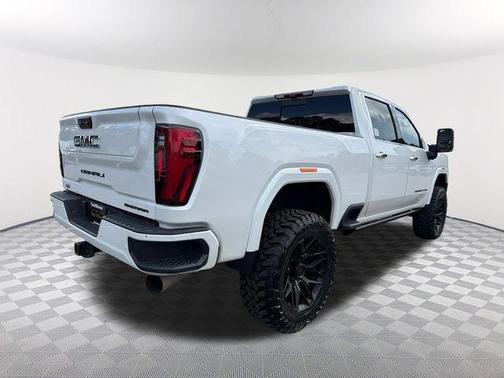 White Frost Tri-Coat 2024 GMC Sierra 3500 Denali Ultimate