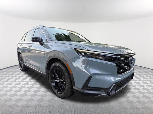 Gray 2025 Honda CR-V Hybrid Sport-L