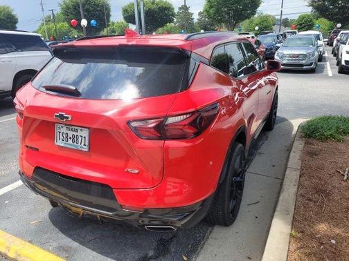 Red 2020 Chevrolet Blazer RS