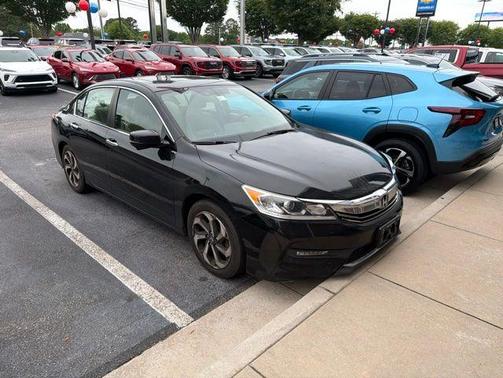 Black 2016 Honda Accord EX-L