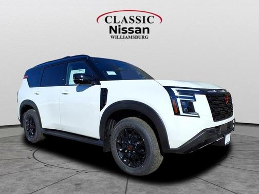 Aspen White Tricoat/Super Black 2026 Nissan Armada PRO-4X