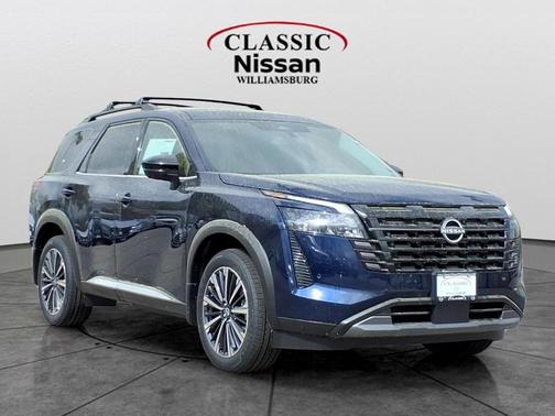 Deep Ocean Blue Pearl 2026 Nissan Pathfinder Platinum