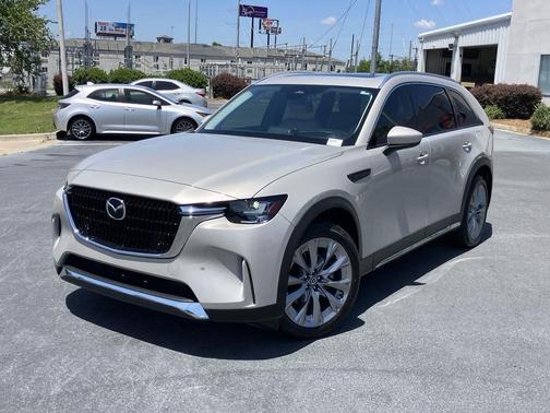 Gray (Platinum Quartz) 2024 Mazda CX-90 3.3 Turbo Premium