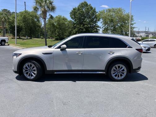 Gray (Platinum Quartz) 2024 Mazda CX-90 3.3 Turbo Premium