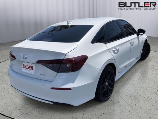 White (Platinum White Pearl) 2025 Honda Civic Hybrid Sport