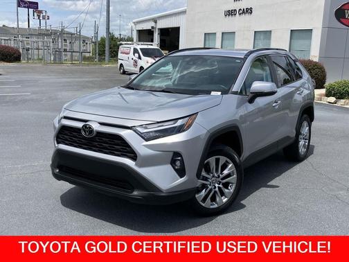 Silver (Silver Sky Metallic) 2023 Toyota RAV4 XLE Premium