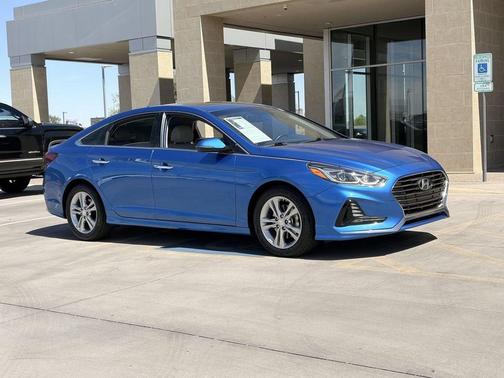 Electric Blue 2018 Hyundai SONATA Limited