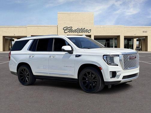 White Frost Tricoat 2023 GMC Yukon Denali