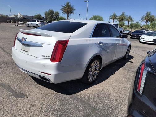 Crystal White Tricoat 2015 Cadillac CTS 2.0L Turbo Luxury