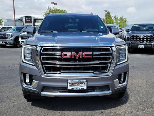 Satin Steel Metallic 2021 GMC Yukon SLT