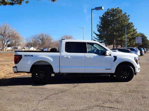 Star White Metallic Tri-Coat 2025 Ford F-150 Lariat