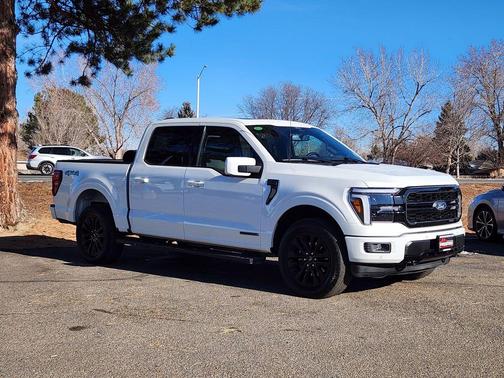 Star White Metallic Tri-Coat 2025 Ford F-150 Lariat