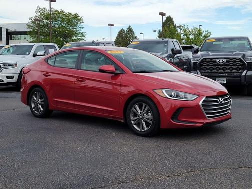 Scarlet Red 2017 Hyundai ELANTRA SE