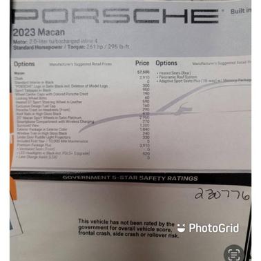 2023 Porsche Macan Base