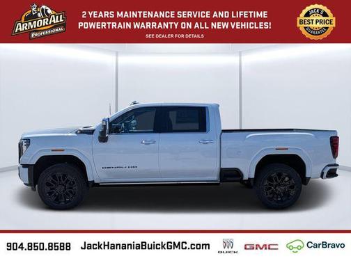 Glacier White Tricoat 2026 GMC Sierra 2500 Denali Ultimate