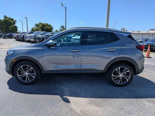 Satin Steel Metallic 2022 Buick Encore GX Essence