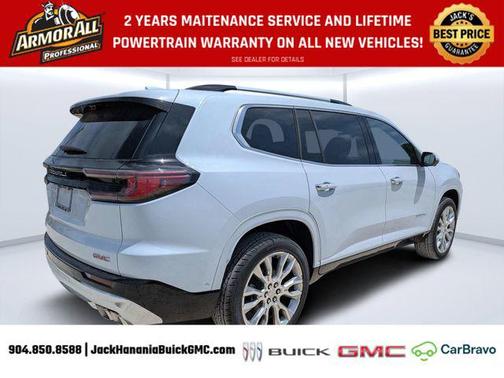 Glacier White Tricoat 2026 GMC Acadia Denali