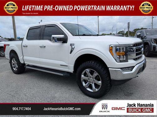 Star White Metallic Tri-Coat 2021 Ford F-150 Lariat