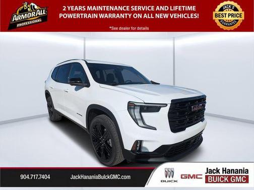Summit White 2026 GMC Acadia FWD Elevation