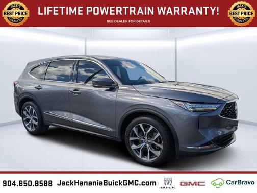Liquid Carbon Metallic 2022 Acura MDX Technology Package