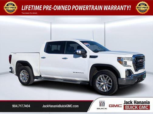 Summit White 2021 GMC Sierra 1500 SLT