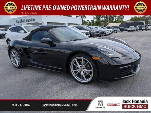 Jet Black Metallic 2017 Porsche 718 Boxster Base