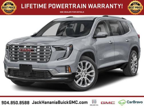 Summit White 2025 GMC Acadia Denali