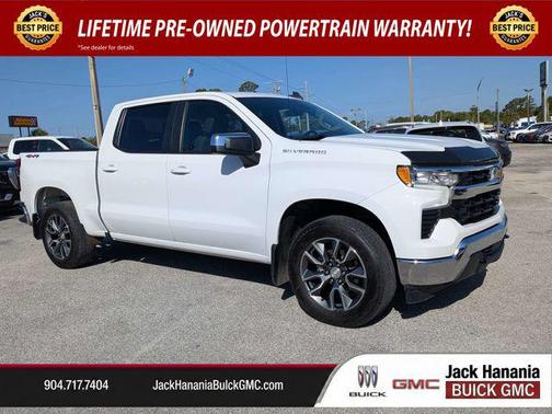 Summit White 2022 Chevrolet Silverado 1500 LT
