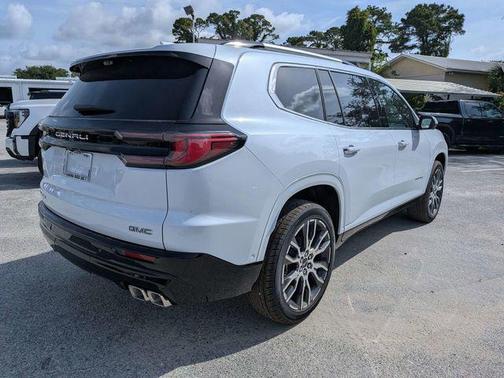 Glacier White Tricoat 2026 GMC Acadia Denali