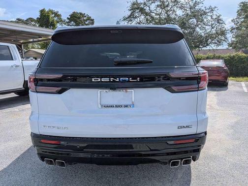 Glacier White Tricoat 2026 GMC Acadia Denali