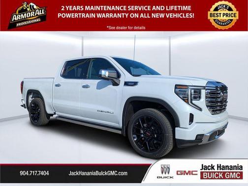 Glacier White Tricoat 2026 GMC Sierra 1500 Denali